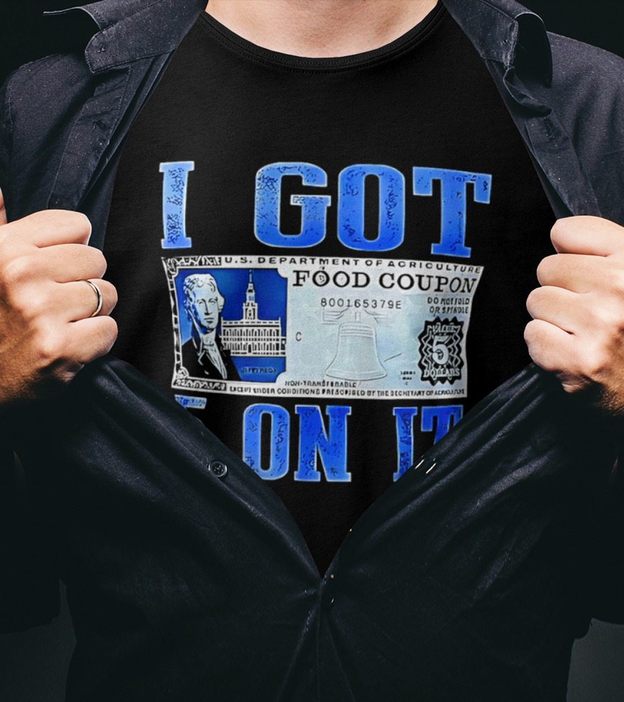 I Got 5 On It Food Coupon U.S. Department Of Agriculture T-Shirt