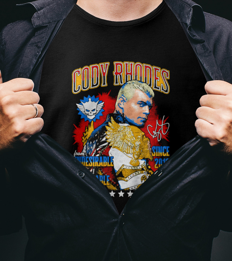 Cody Rhodes Unbreakable Since 2008 WWE Star Signature T-Shirt