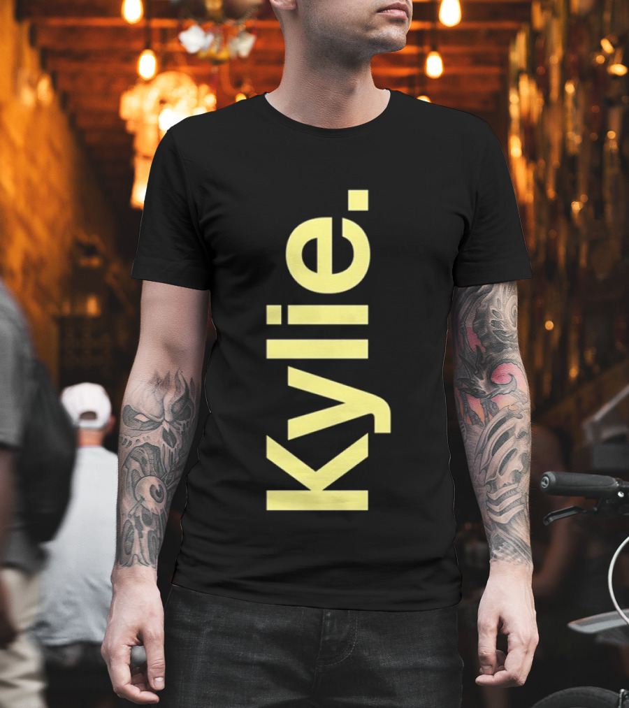 Kylie Minogue Vertical Yellow Kylie T-Shirt