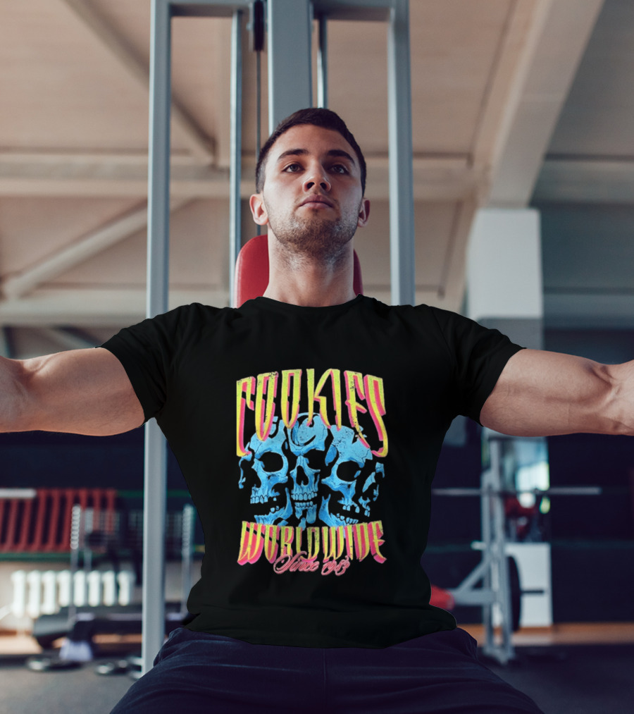 Cookies Worldwide Shattered Skulls Since 1989 T-Shirt