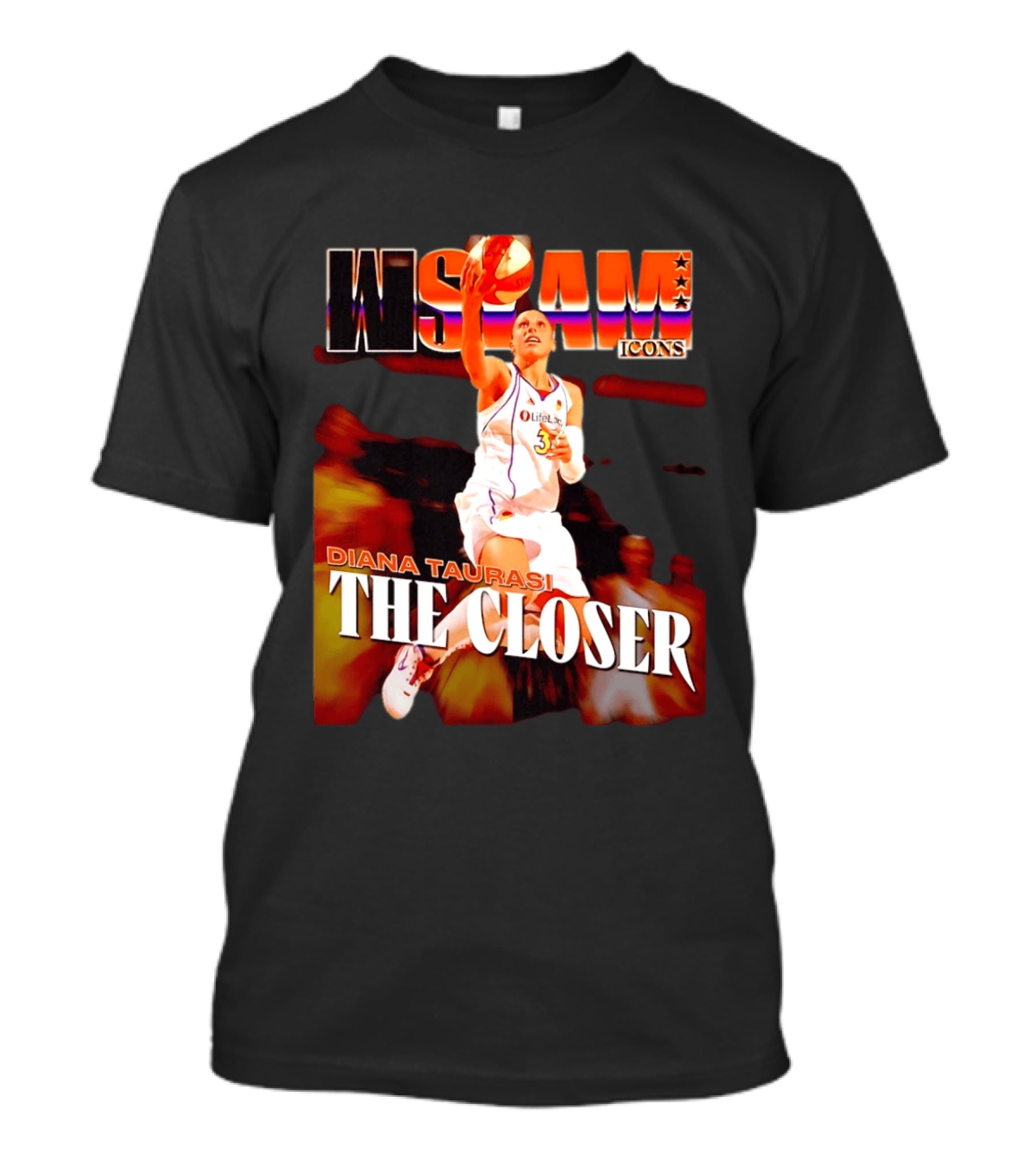 Diana Taurasi The Closer WNBA SLAM Icons Phoenix Mercury T-Shirt