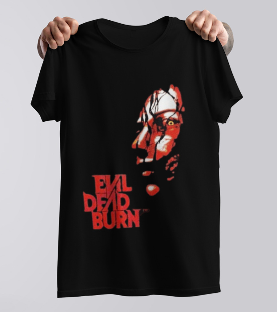 Halloween Horror Nights 2026 Evil Dead Burn Face Red T-Shirt