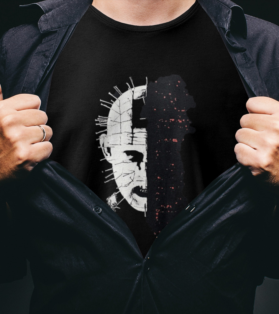 Halloween Horror Nights 2026 Hellraiser Pinhead Split T-Shirt