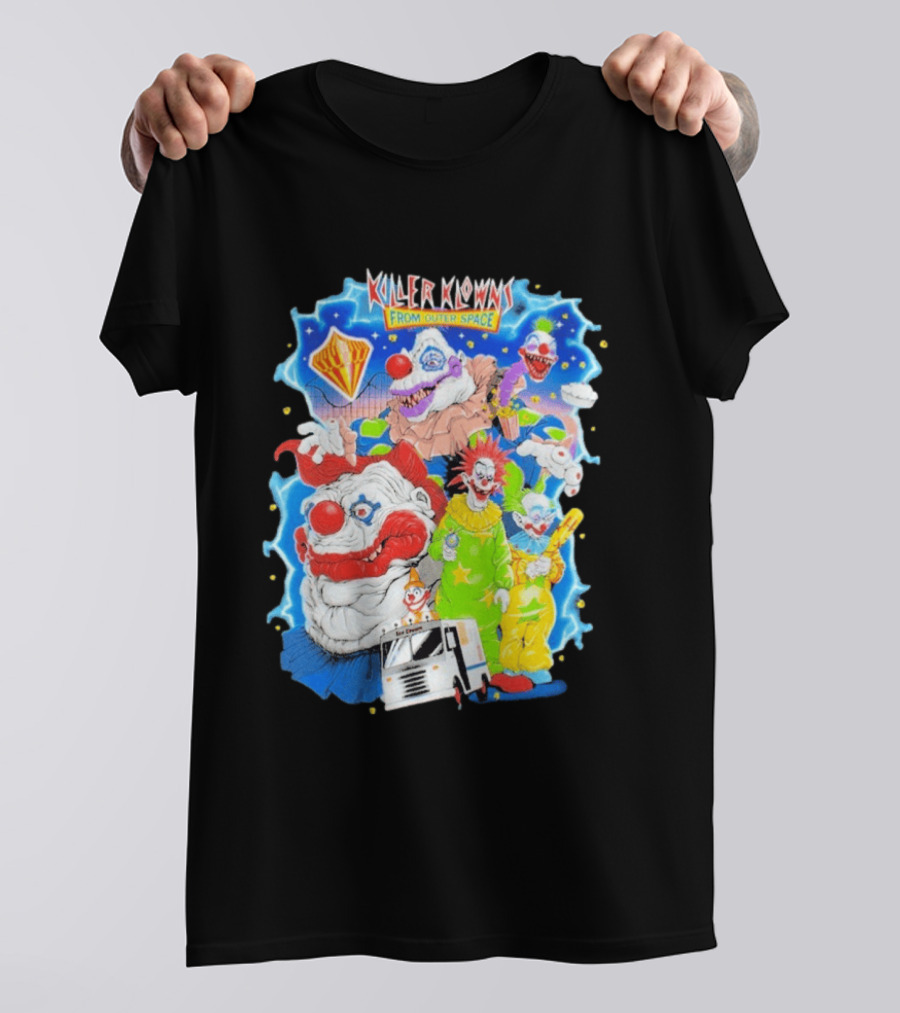 Killer Klowns From Outer Space Halloween Horror Nights 2026 Theme Park Journey T-Shirt