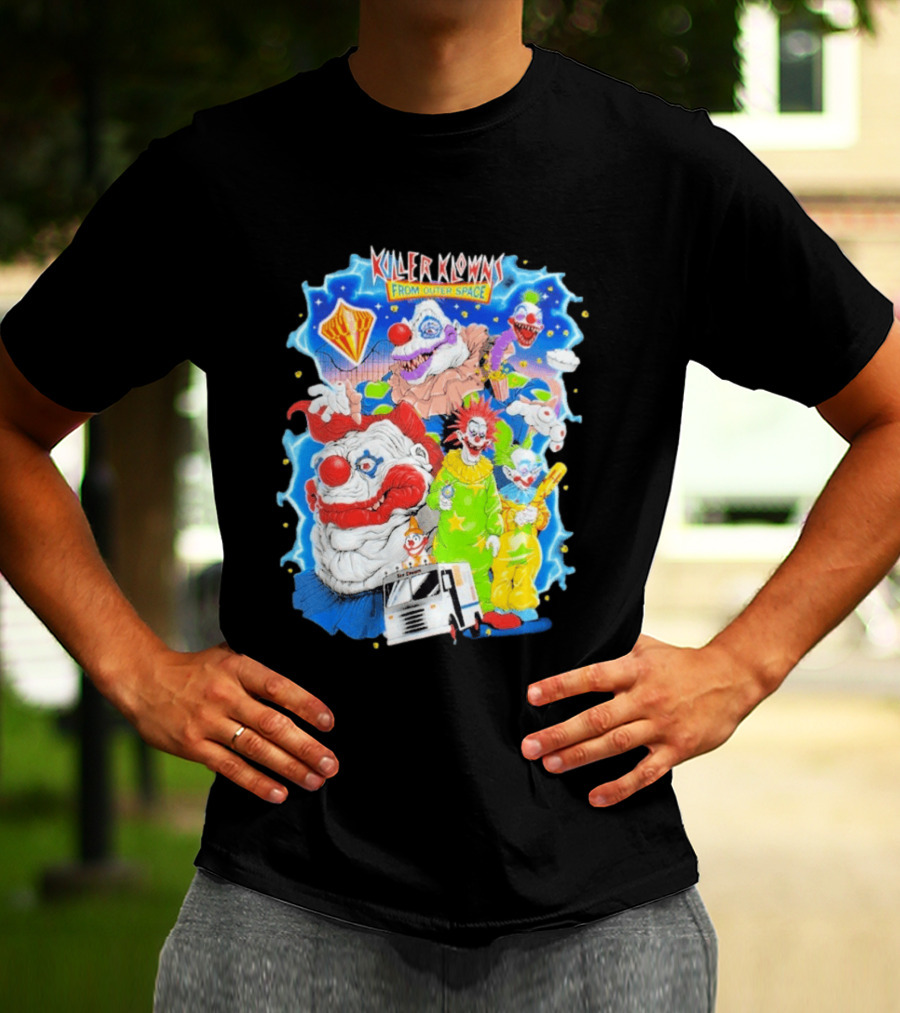 Killer Klowns From Outer Space Halloween Horror Nights 2026 Theme Park Journey T-Shirt