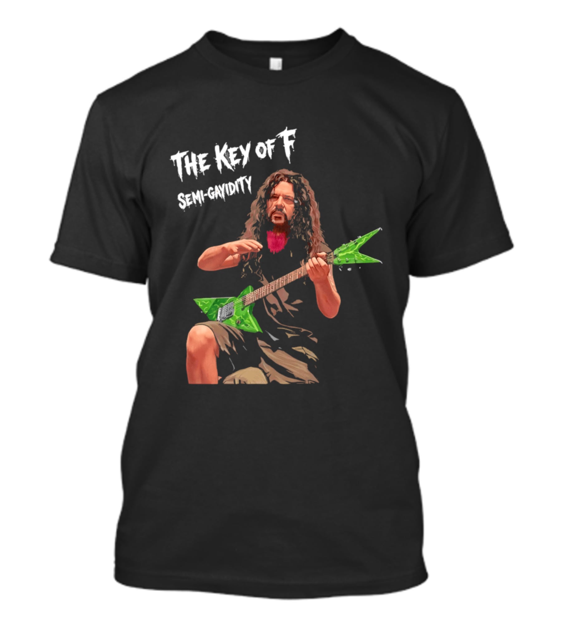 The Key Of F Semi Gayidity Dimebag Darrell Guitarist T-Shirt