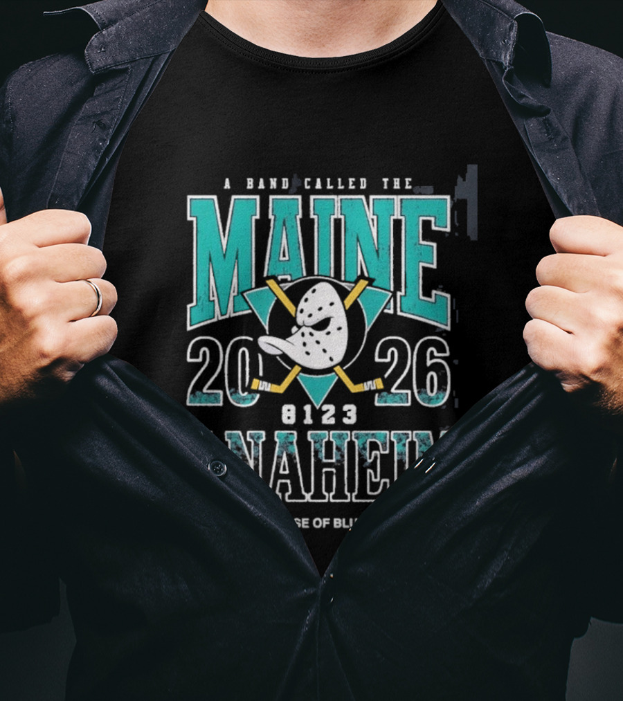 A Band Called The Maine 2026 Anaheim House Of Blues August 21 Event T-Shirt