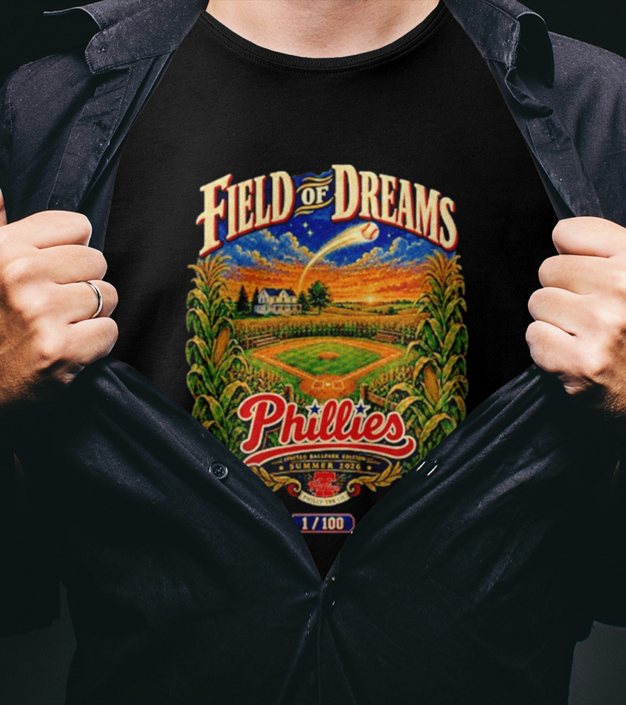 Field Of Dreams Phillies Limited Ballpark Edition Summer 2026 1/100 T-Shirt
