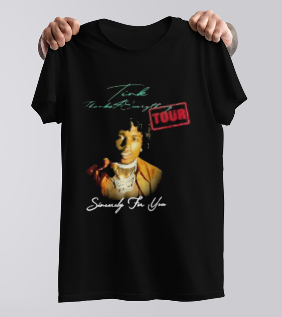 Que Jacquees Thanks 4 Everything Tour Signed You 5000 T-Shirt