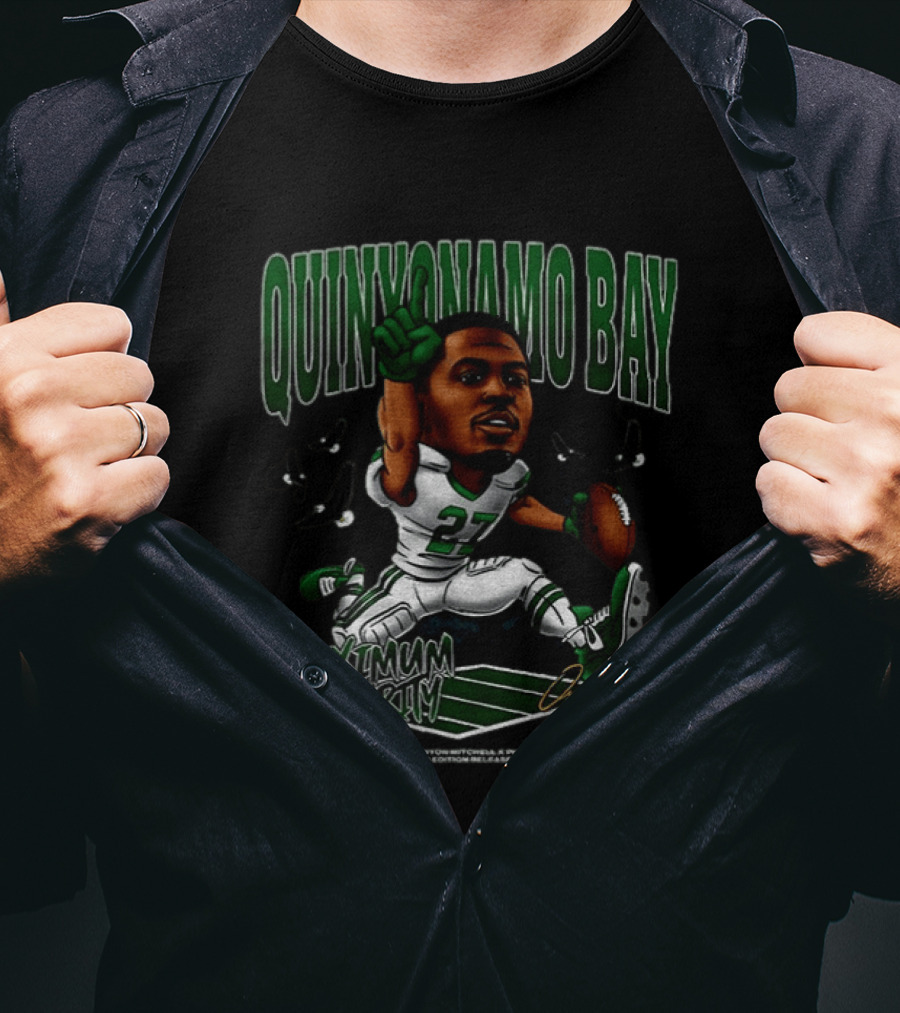 Quinyonamo Bay Maximum Security Quinyon Mitchell Philadelphia Eagles 27 T-Shirt