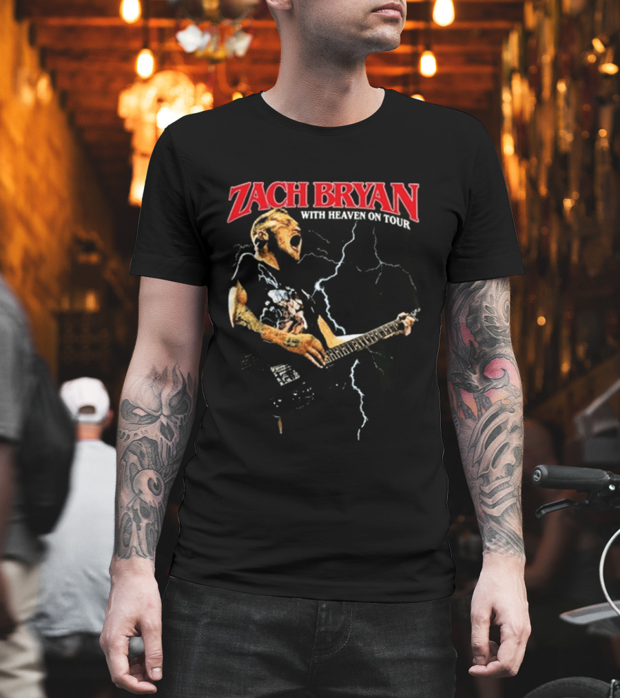Zach Bryan With Heaven On Tour Live 8.13.2026 Empower Field Mile High Denver Co T-Shirt