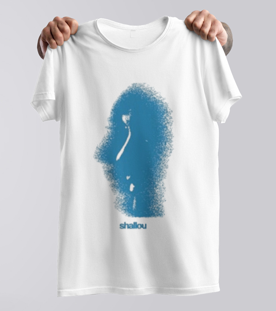 Ambient Inks Shallou Silhouette Blue Profile T-Shirt