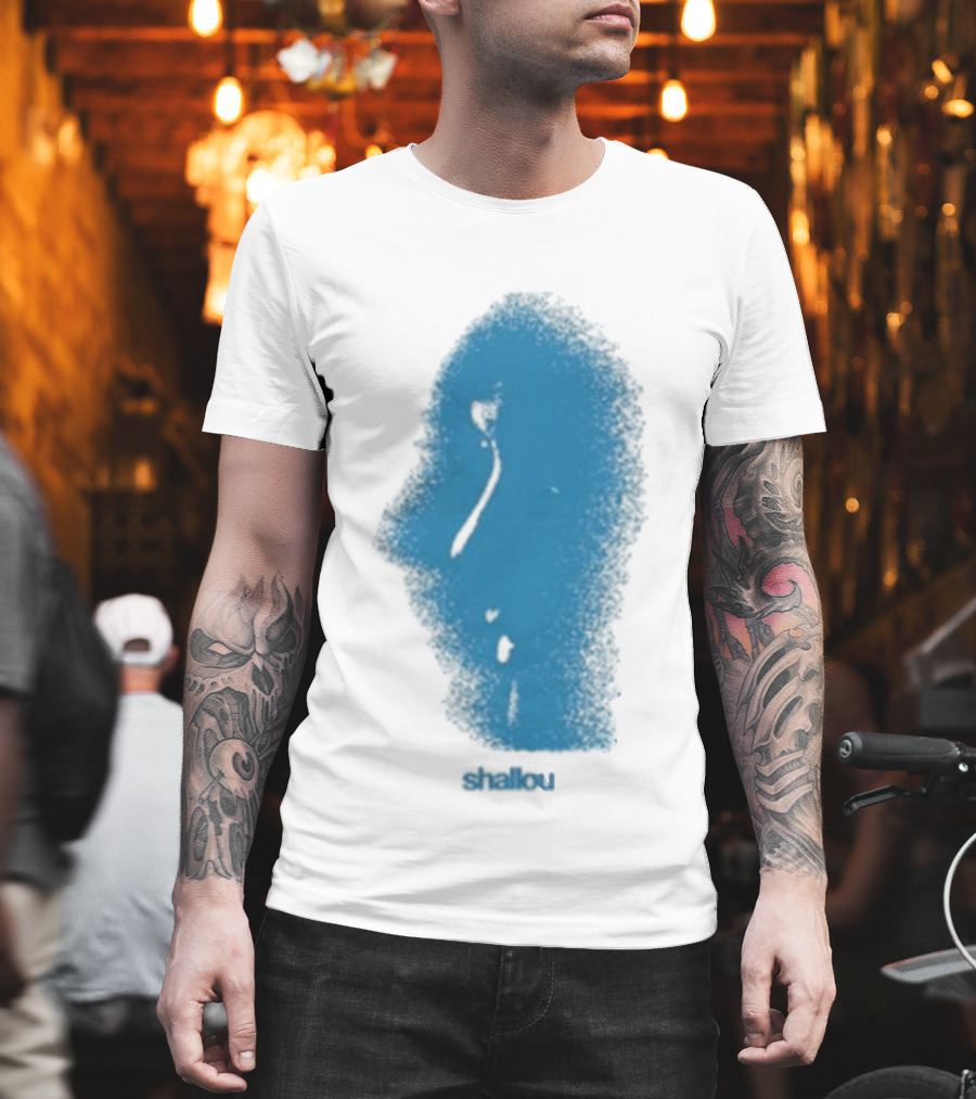 Ambient Inks Shallou Silhouette Blue Profile T-Shirt