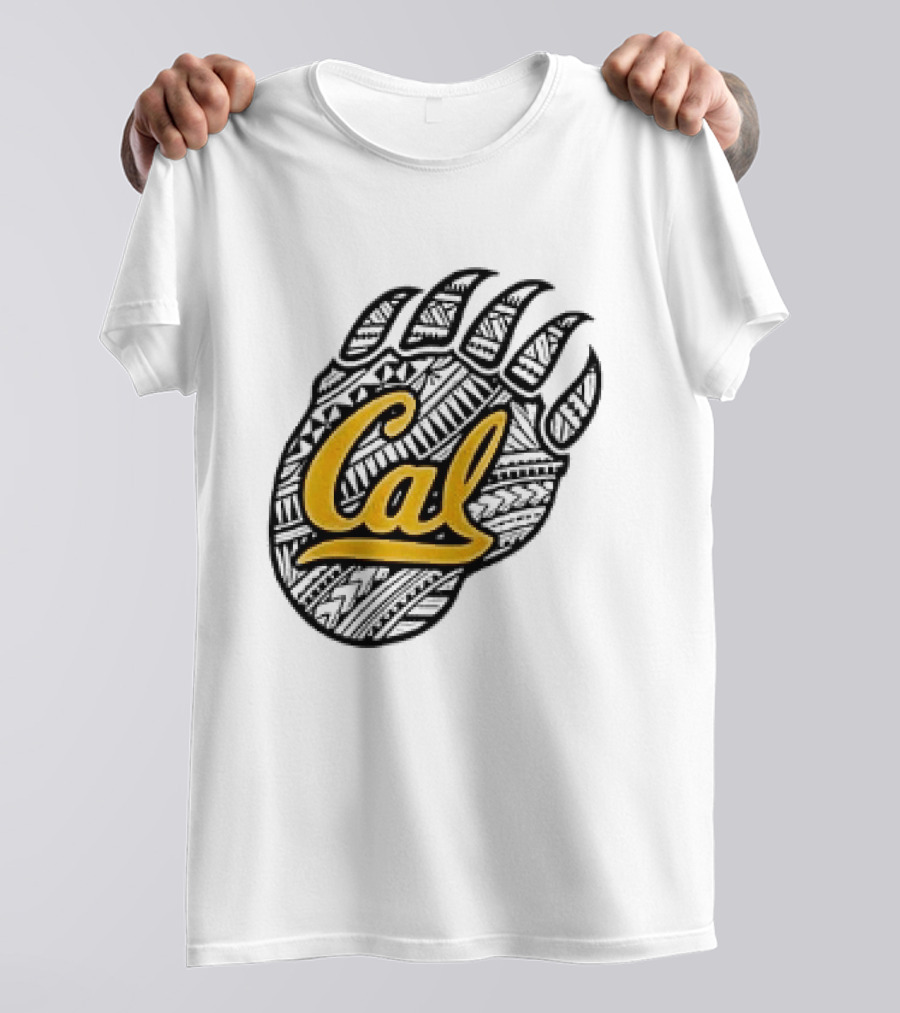 Cal Bears Football From The Bay To The Islands Bear Claw T-Shirt