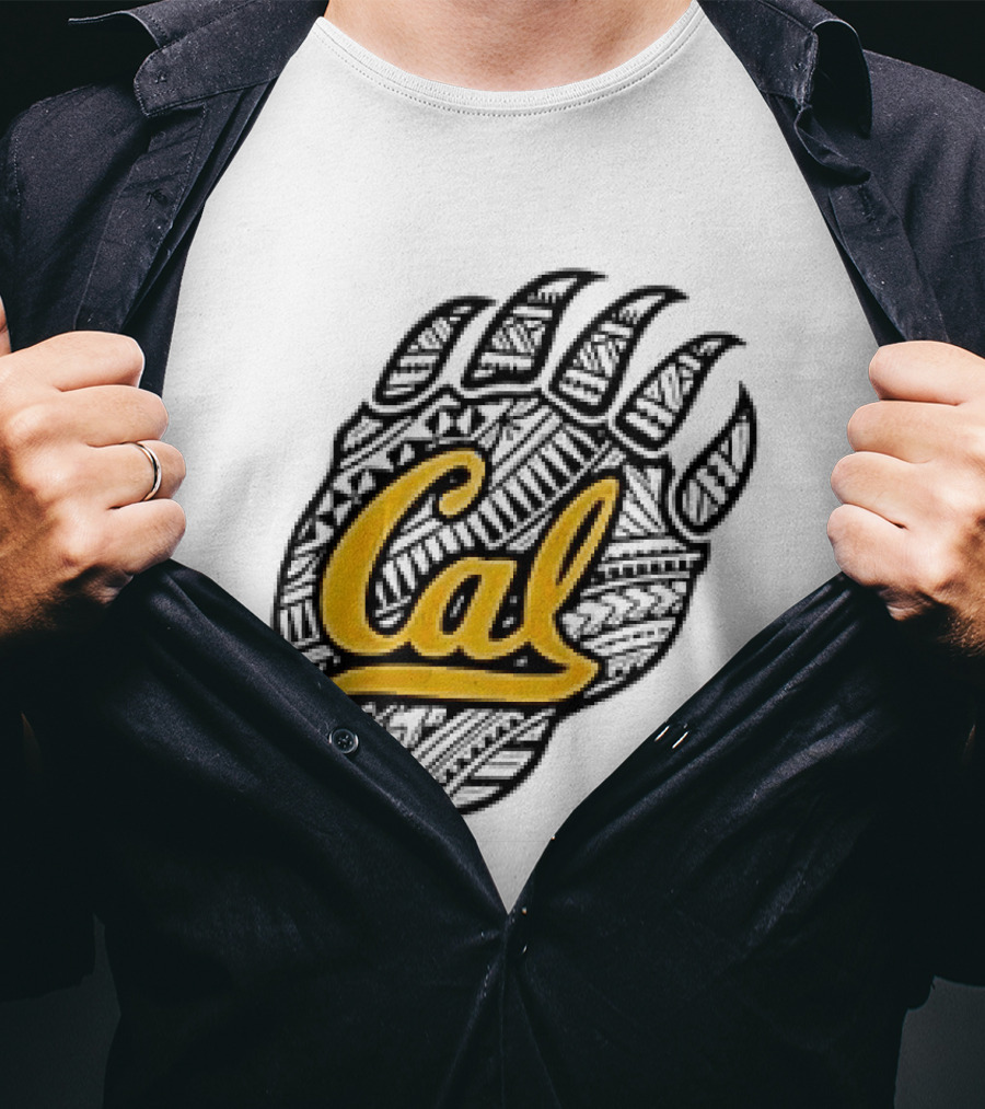 Cal Bears Football From The Bay To The Islands Bear Claw T-Shirt