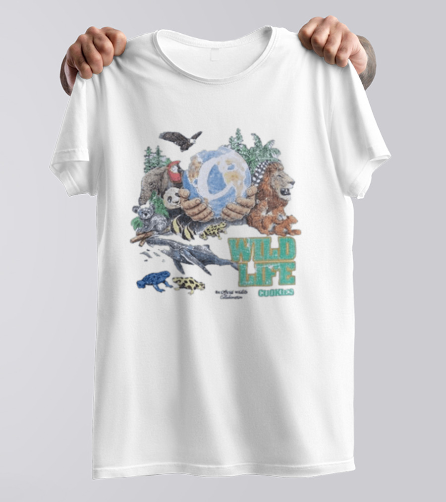 Wildlife World Cookies Animals And Nature Conservation T-Shirt