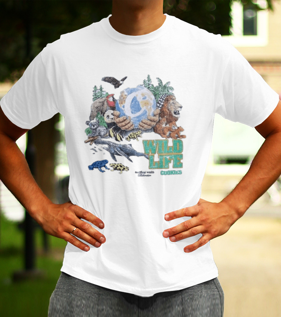 Wildlife World Cookies Animals And Nature Conservation T-Shirt