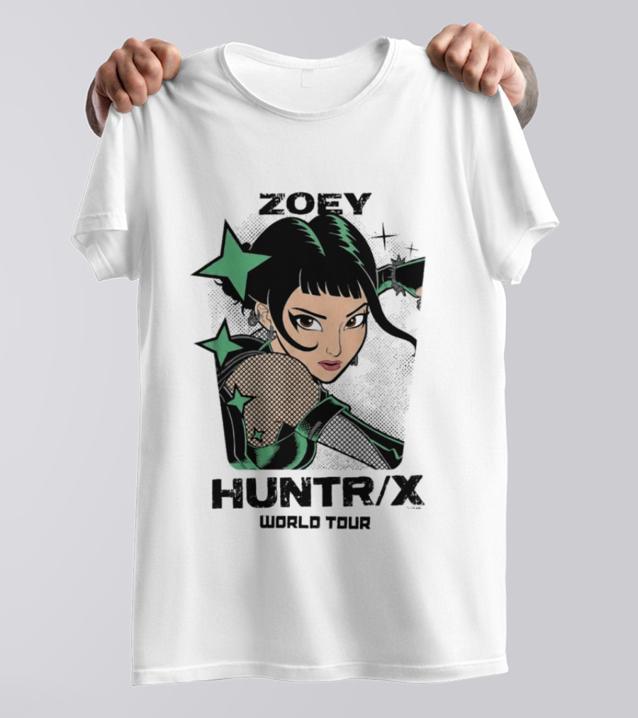 Zoey Huntr/X Girlz Tour Kpop Demon Hunters T-Shirt