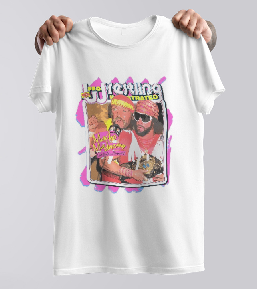 Pro Wrestling Illustrated Macho Madness The Torch Is Passed T-Shirt