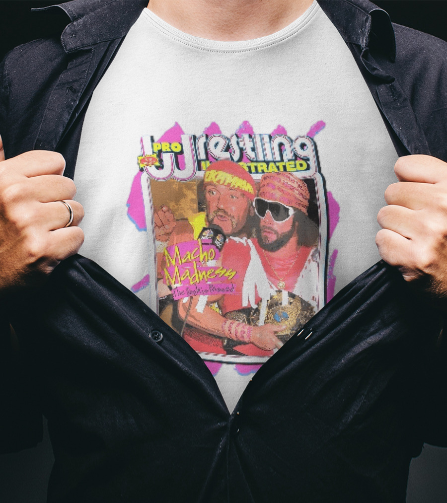 Pro Wrestling Illustrated Macho Madness The Torch Is Passed T-Shirt