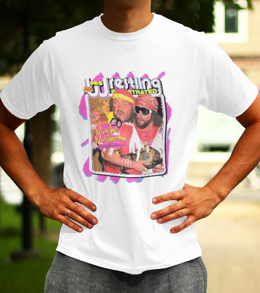 Pro Wrestling Illustrated Macho Madness The Torch Is Passed T-Shirt