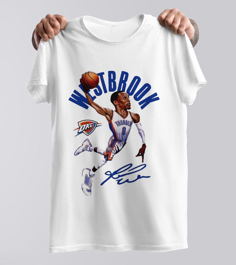 Russell Westbrook Oklahoma City Thunder OKC NBA Westbrook Thunder T-Shirt