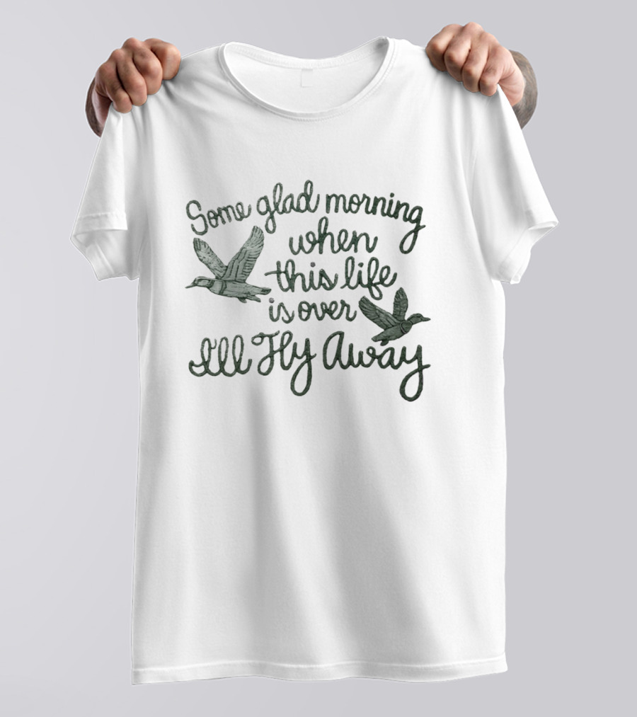 Some Glad Morning When This Life Is Over I'll Fly Away Bird Ducks T-Shirt