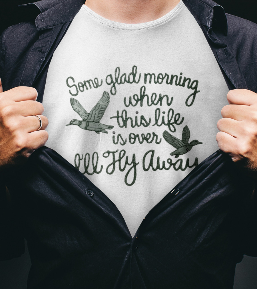 Some Glad Morning When This Life Is Over I'll Fly Away Bird Ducks T-Shirt