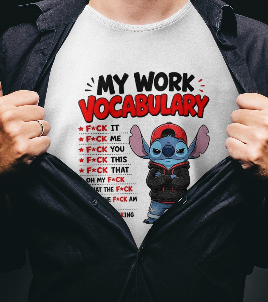 Stitch My Work Vocabulary F*ck It You This That Are You Kidding Me T-Shirt