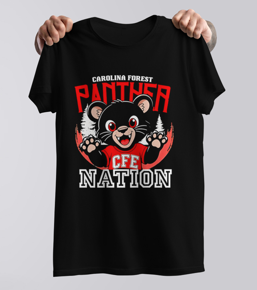 Carolina Forest Panther CFE Nation Cute T-Shirt