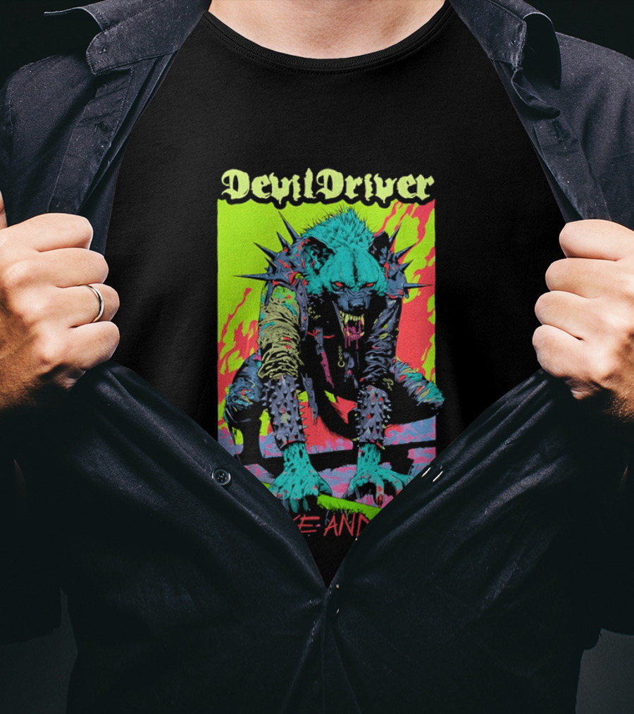 DevilDriver Strive And Kill Bone Hyena T-Shirt