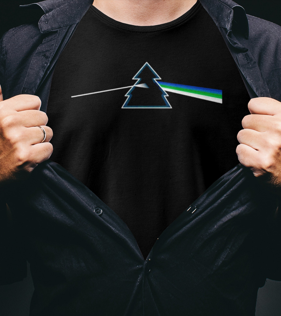 Minnesota Timberwolves Tree Prism Optical Spectrum T-Shirt