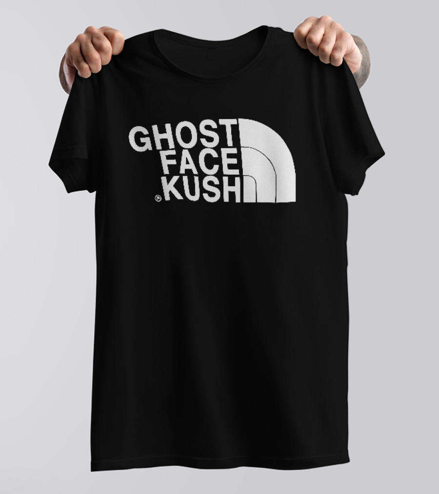 Ghost Face Kush North Face T-Shirt