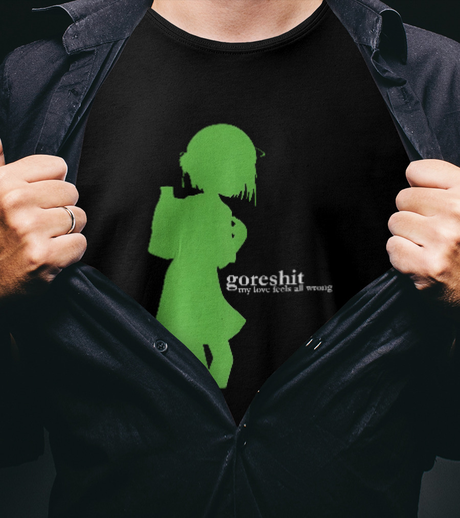 Goreshit My Love Feels All Wrong Anime T-Shirt