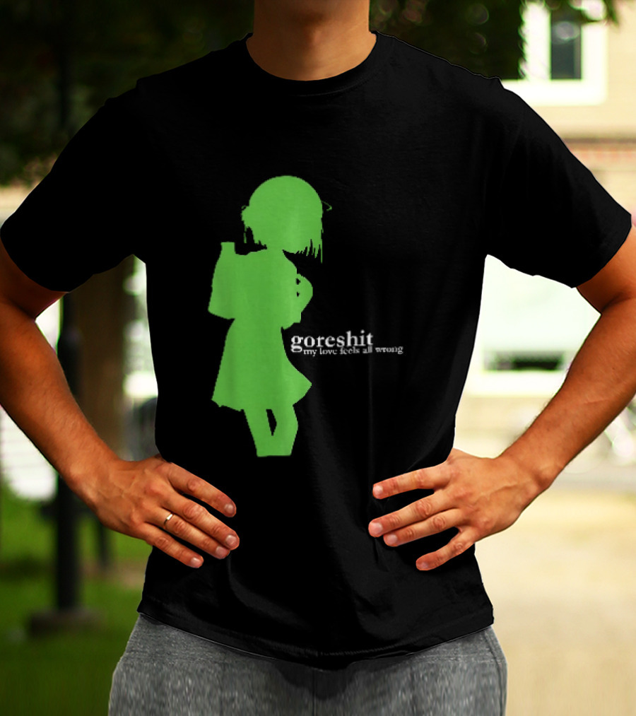 Goreshit My Love Feels All Wrong Anime T-Shirt