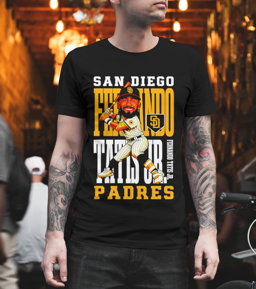 San Diego Padres Fernando Tatis Jr Iconic Baseball Star T-Shirt