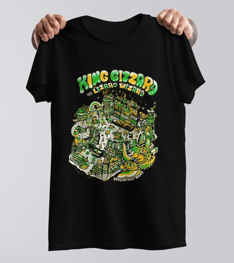 King Gizzard And The Lizard Wizard Drag Night 2026 Festival King Gizzard Stage T-Shirt