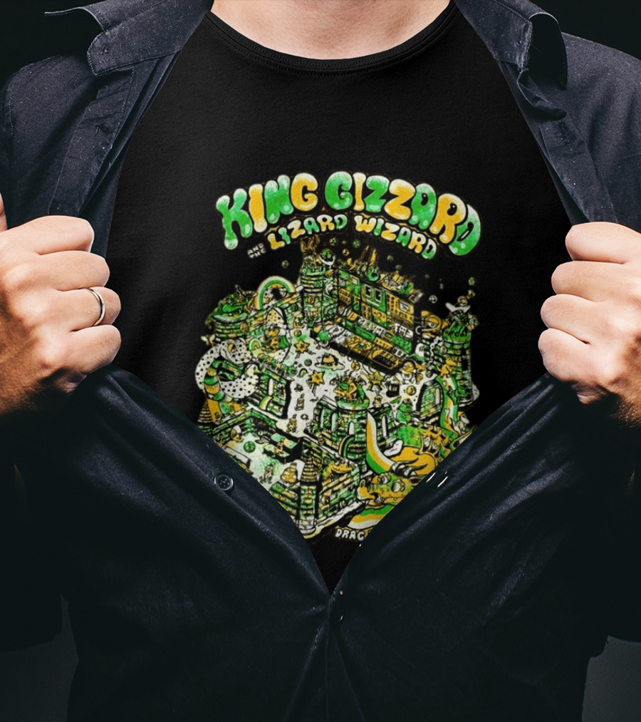 King Gizzard And The Lizard Wizard Drag Night 2026 Festival King Gizzard Stage T-Shirt