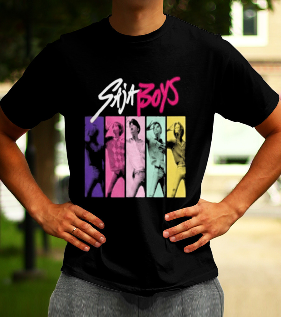 Saja Boys Kpop Demon Hunters World Tour Colorful T-Shirt