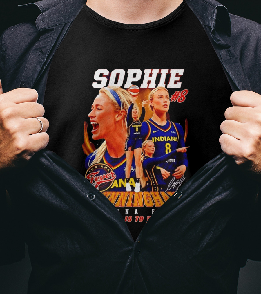 Sophie Cunningham Indiana Fever #8 The Point Is To Win Games 2026 T-Shirt