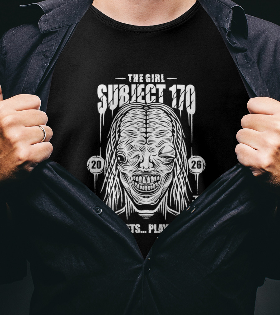 The Girl Subject 170 Lets Play Horror Creepy Character 2026 T-Shirt