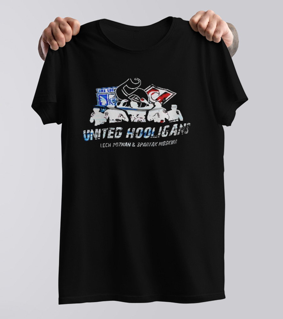 United Hooligans Lech Poznan Spartak Moskwa Ultras LC Supporters T-Shirt