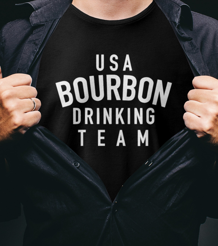 USA Bourbon Drinking Team T-Shirt