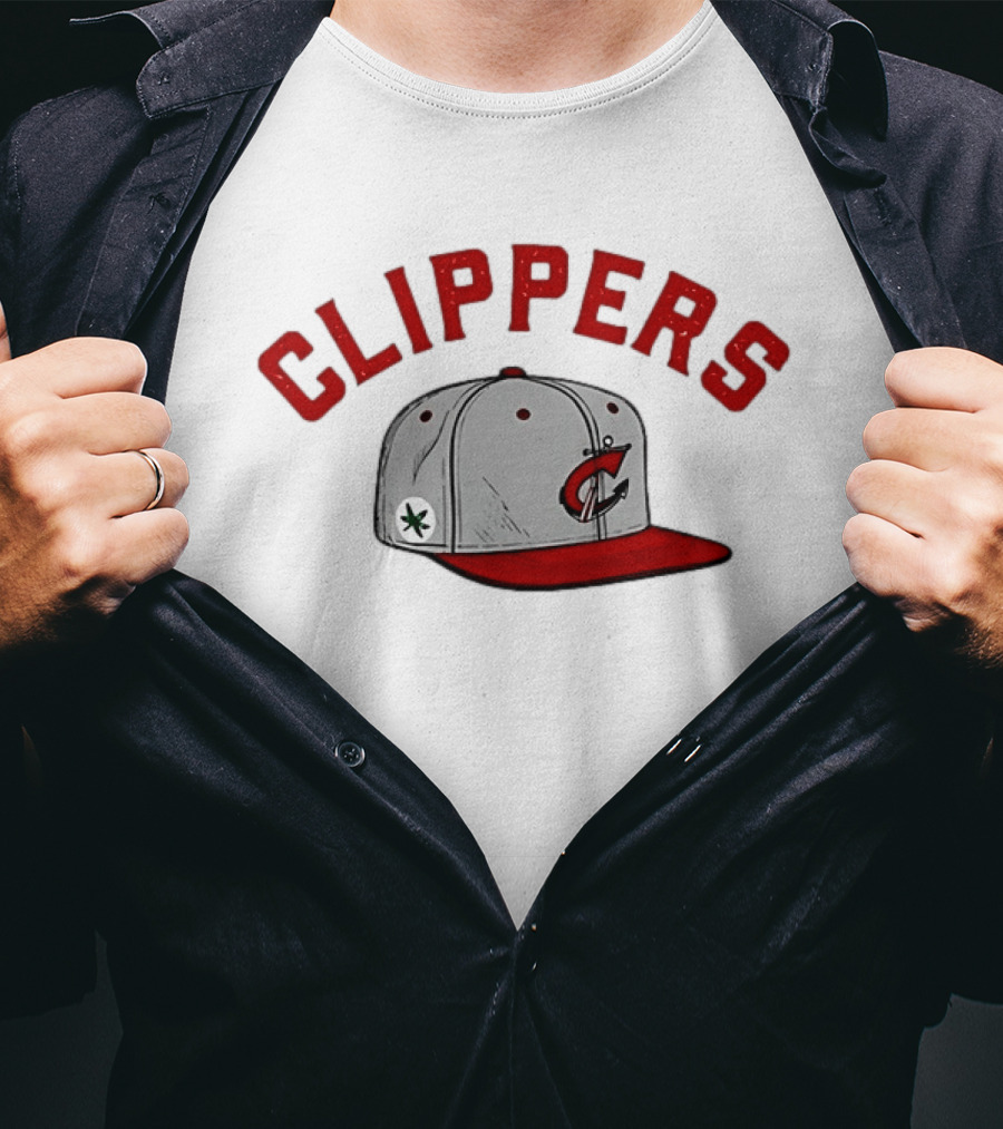 Columbus Clippers Baseball Cap Ohio State Buckeyes Clover T-Shirt