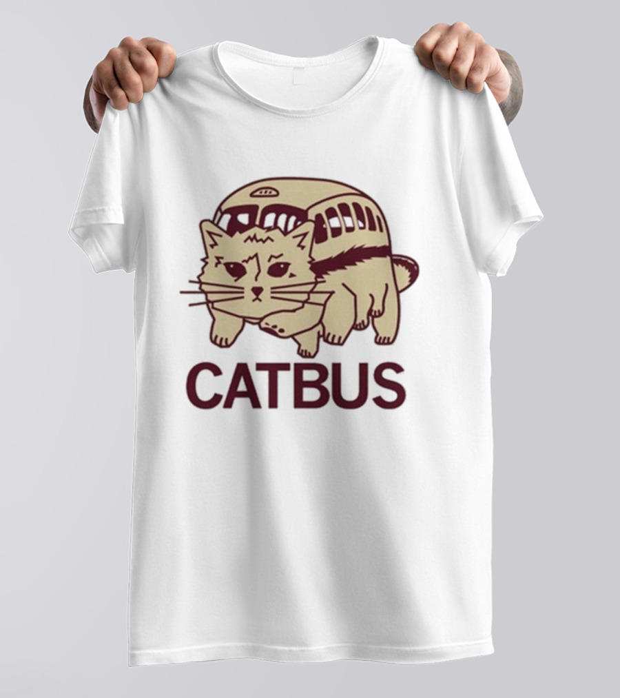 Catbus Gary Feline Transport Mashup T-Shirt