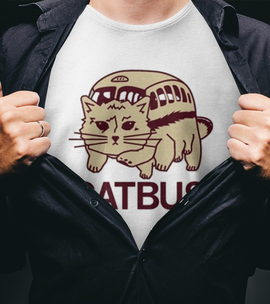 Catbus Gary Feline Transport Mashup T-Shirt