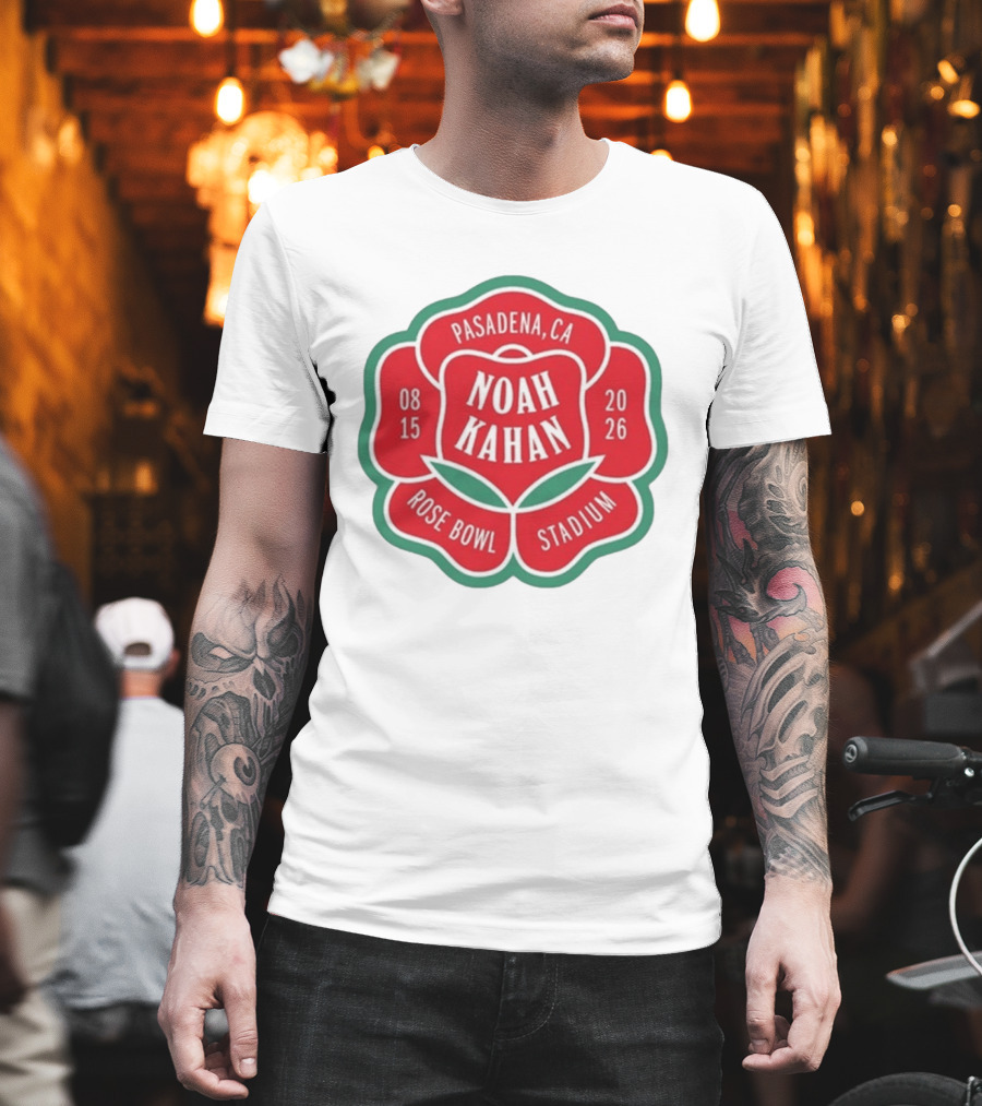 Noah Kahan Pasadena CA Rose Bowl Stadium 2026 August 15 T-Shirt