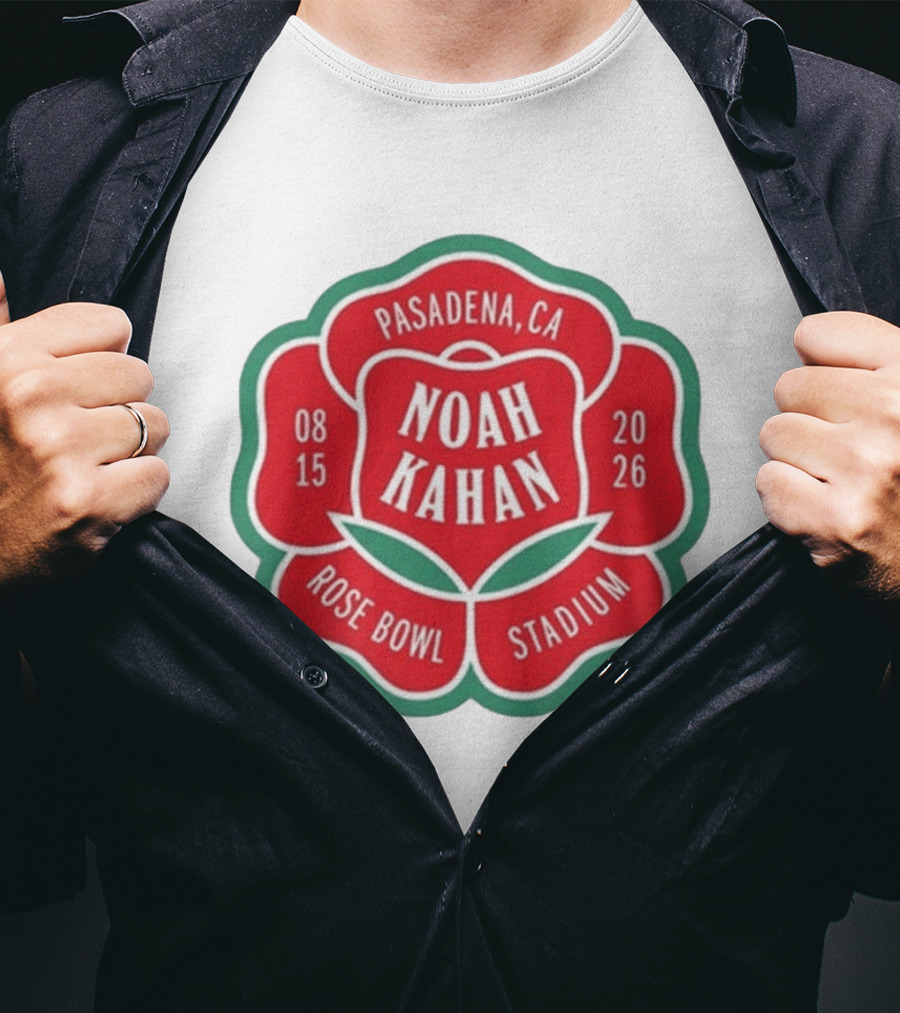 Noah Kahan Pasadena CA Rose Bowl Stadium 2026 August 15 T-Shirt