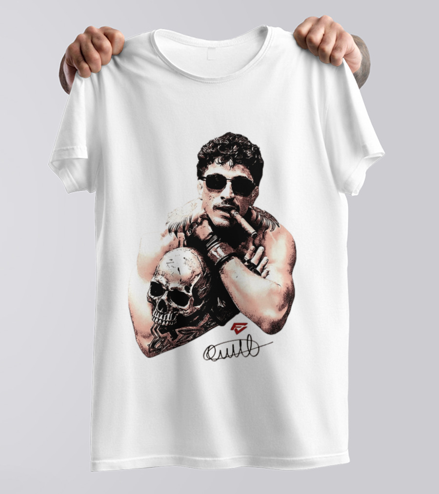 Smokilld Smokebreak Skull Tattoo Sunglasses Cigar T-Shirt