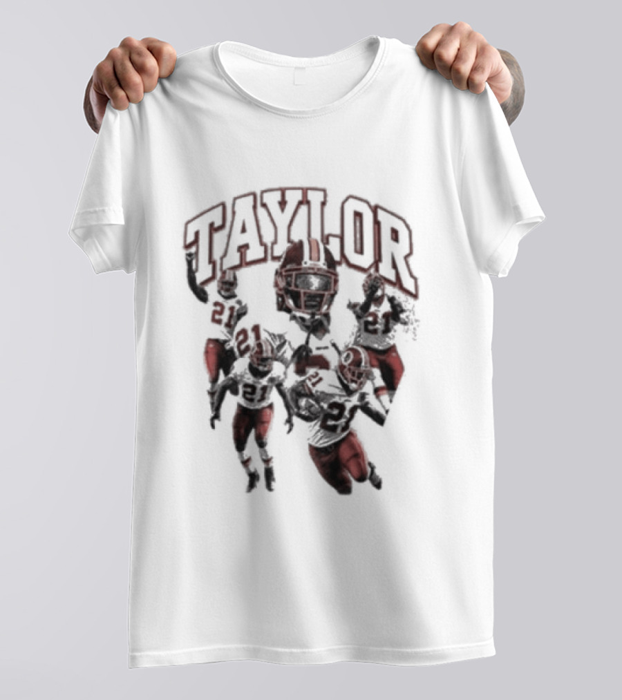 Taylor Washington Redskins 21 Northwest Stadium Football T-Shirt